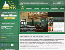 Tablet Screenshot of grand-hotel-jicin.cz